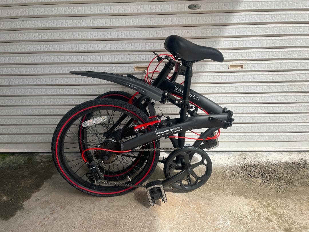 アルミ製　折たたみ自転車　6段変速　 Angriff BA-100-BRD　美品