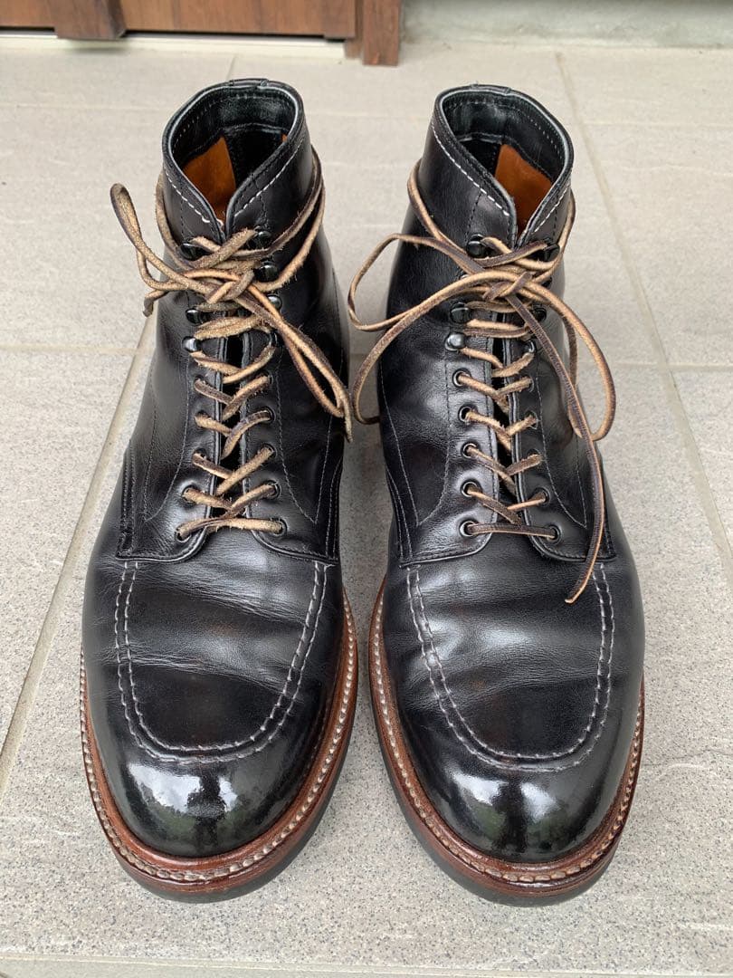 お値下げ　オールデン Alden インディーブーツ 401 ブラックカーフ