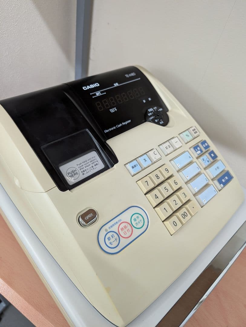 最終価格今日までセール　CASIO TE-M80 電子レジスター