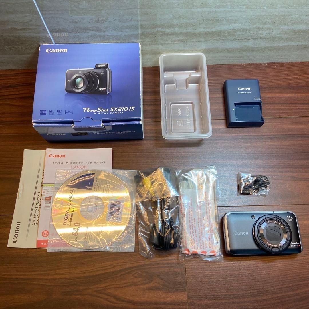 Canon PowerShot SX210 IS デジカメ ほぼ新品 4874