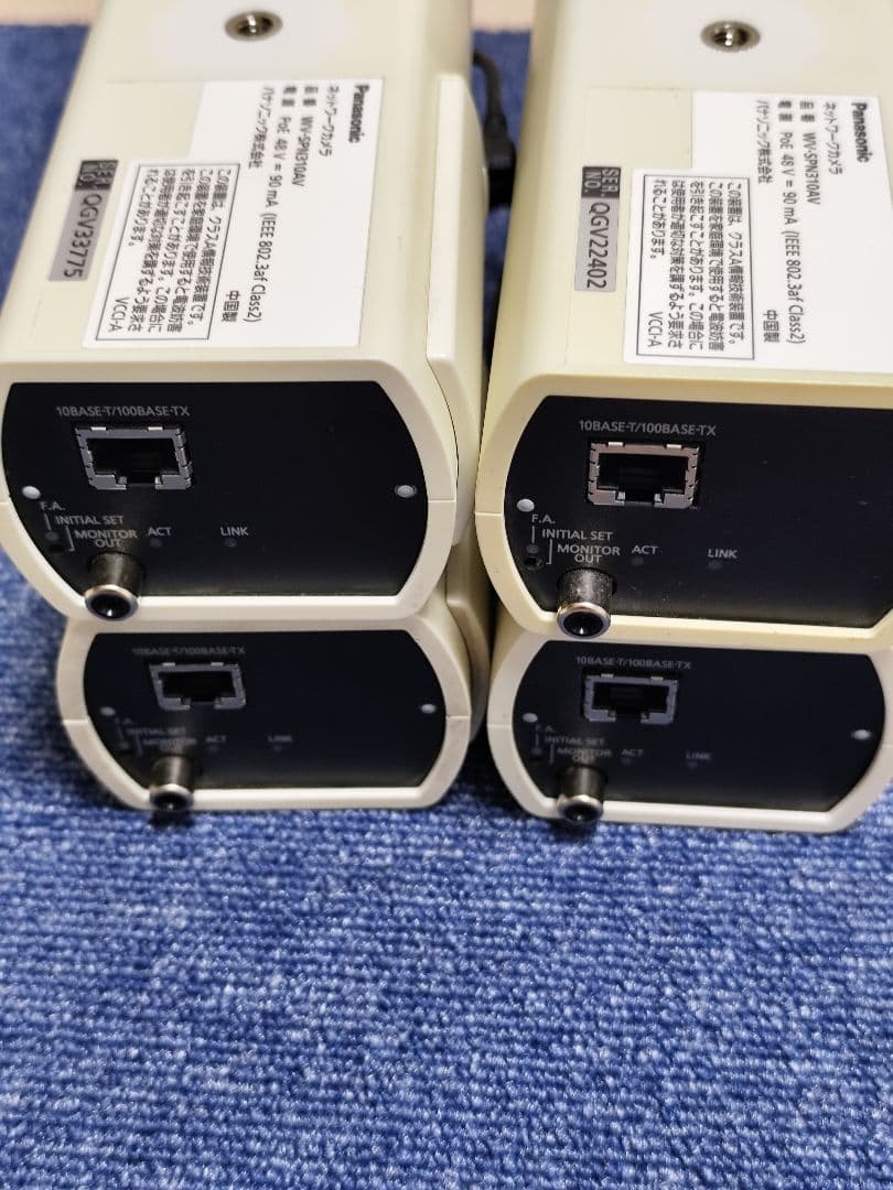 Panasonic WV-SPN310AV ネットワークカメラ 4台セット
