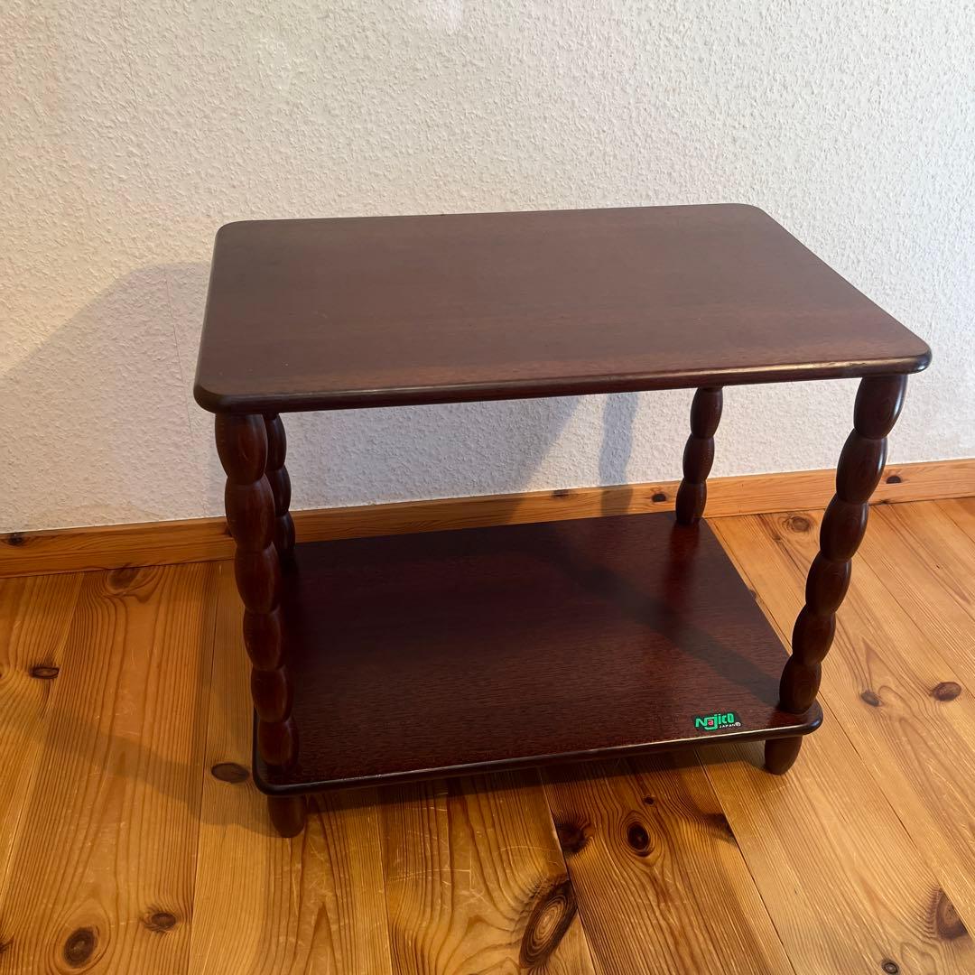 Najiko ナジコ　昭和レトロ　ビンテージ　サイドテーブル　飾り棚　2段ラック