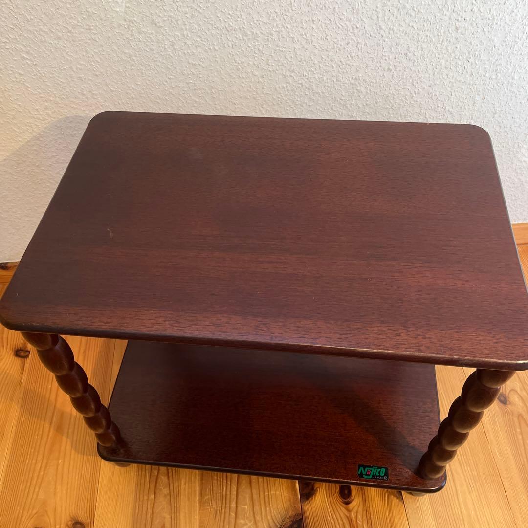 Najiko ナジコ　昭和レトロ　ビンテージ　サイドテーブル　飾り棚　2段ラック