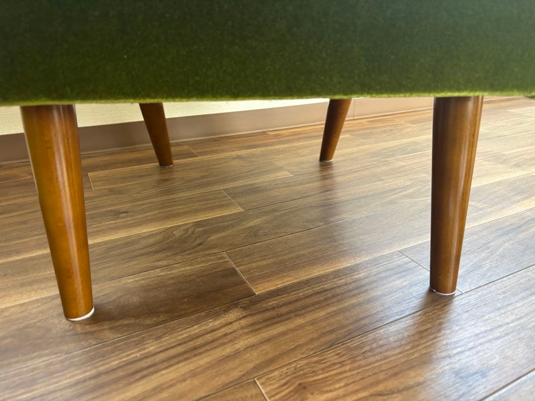 カリモク60 カフェチェア モケットグリーン