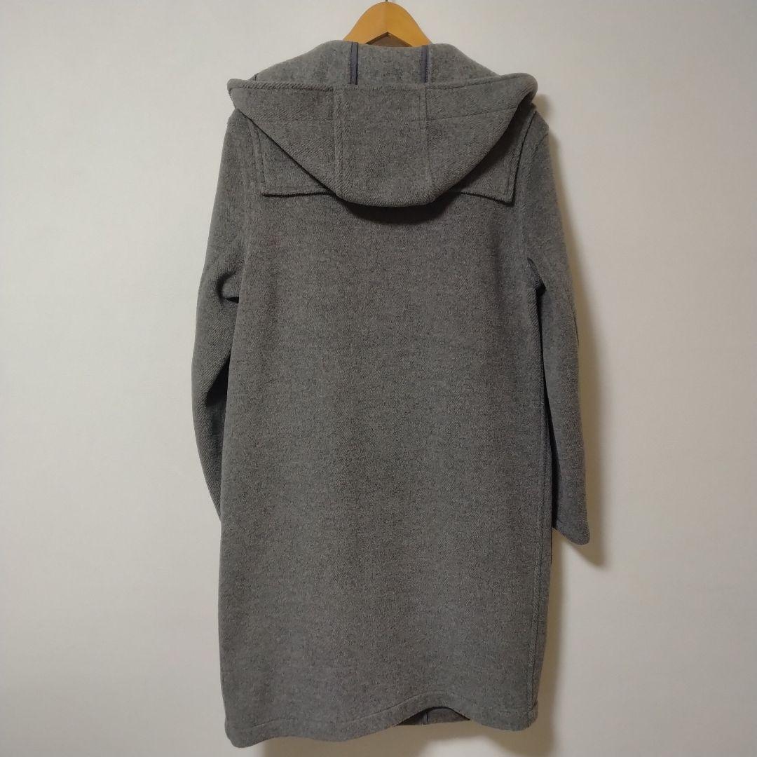 モンゴメリー × ビームス ダッフルコート ウール100% ヘリンボーン グレー