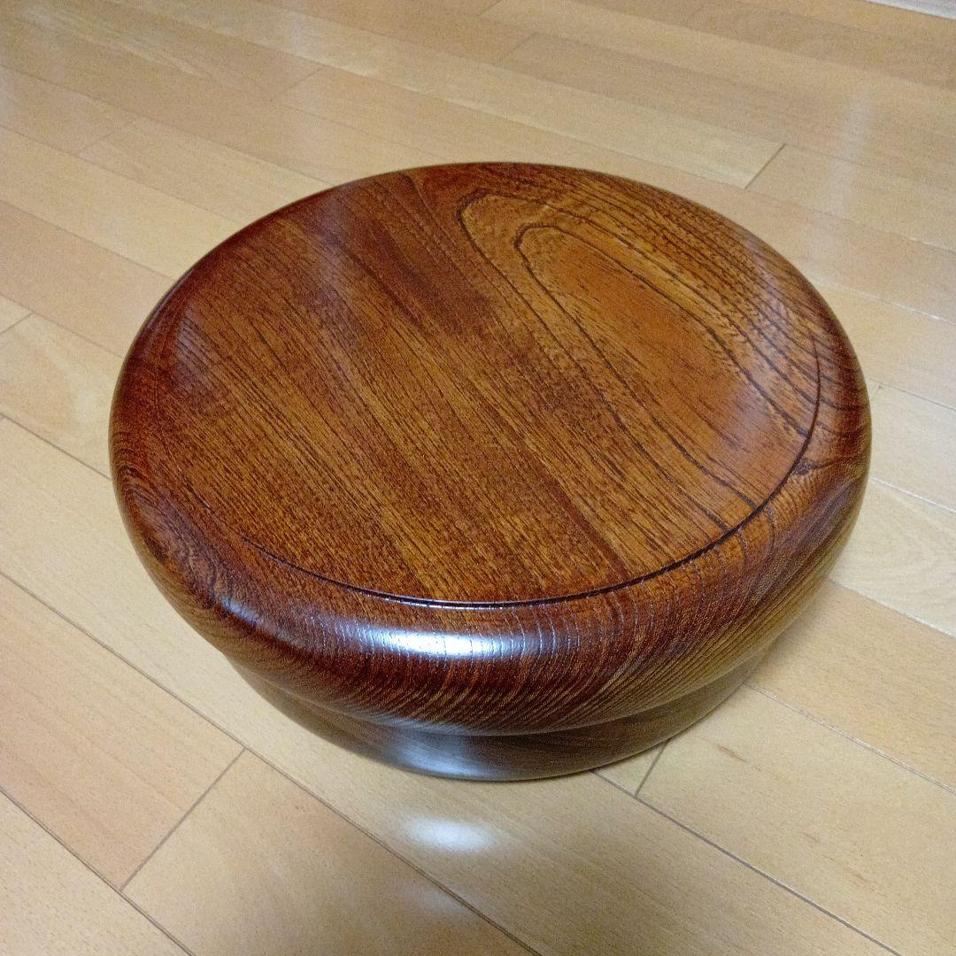 木曽ロクロ　木製　茶櫃　野原工芸