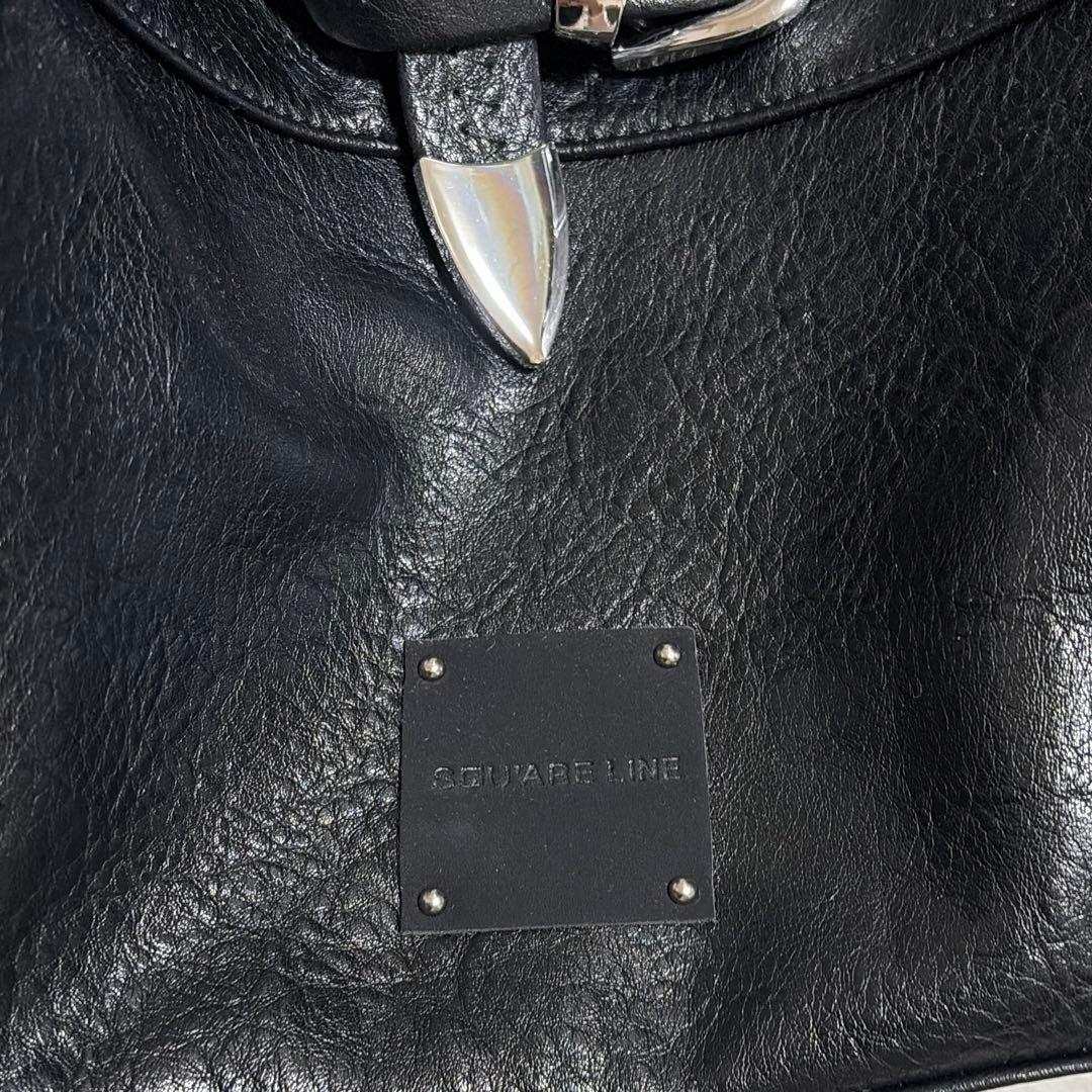 SQUARELINE ショルダーバッグ ブラック