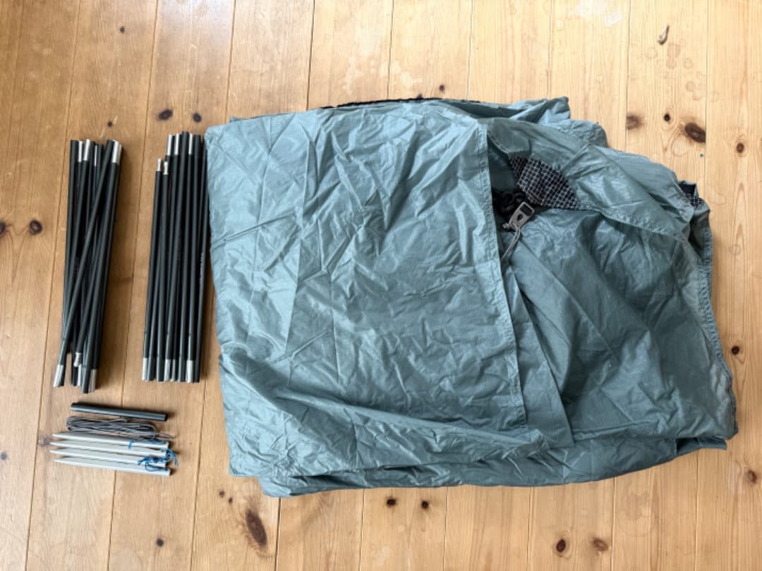 PreTents Light rock 1P フットプリント