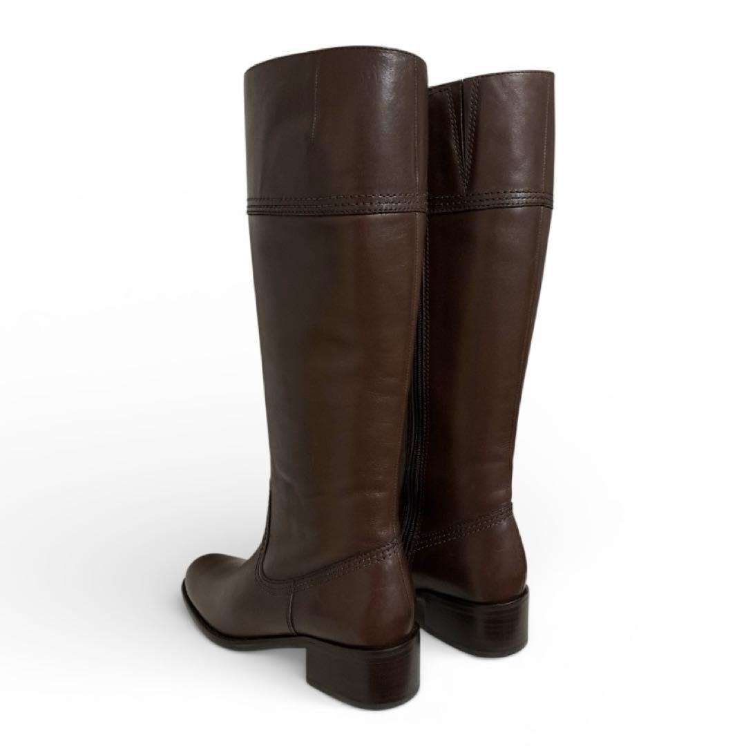 ing イング 美脚ロングブーツ 0302 牛革 BRW