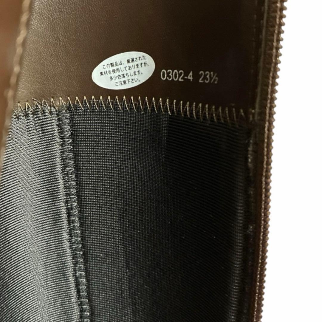 ing イング 美脚ロングブーツ 0302 牛革 BRW