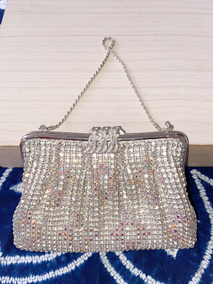 成人式和装小物　ファーショール・ラインストーンバック・草履・髪飾りのセット☆彡