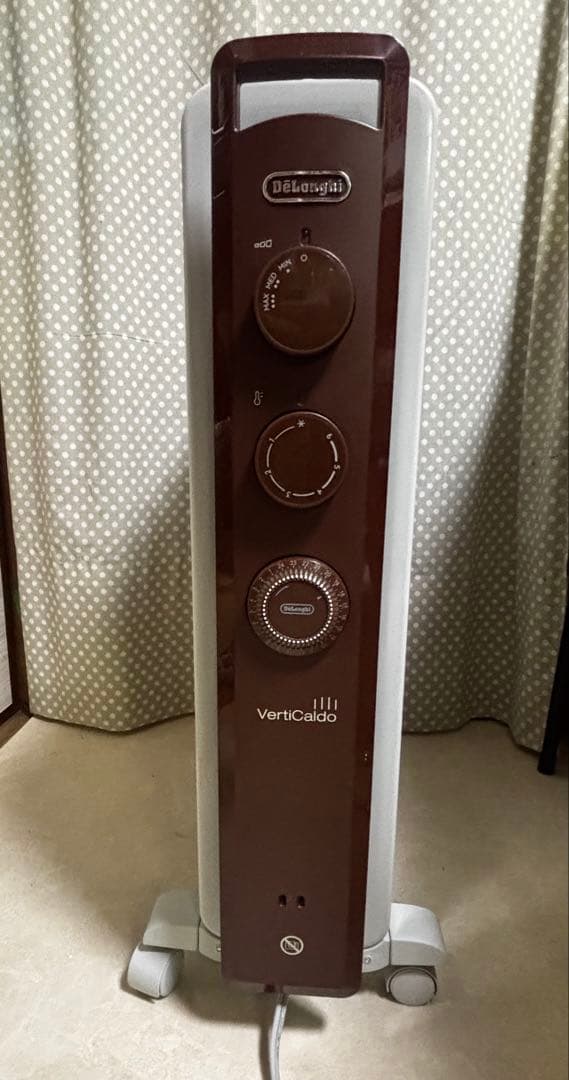 デロンギ オイルヒーター ホワイト×ブラウン RHJ21F1015-BR