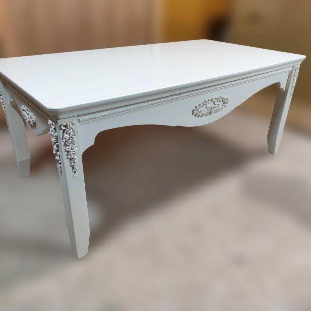 直接引き取り Celesta チェレスタ センターテーブル 姫系 白家具