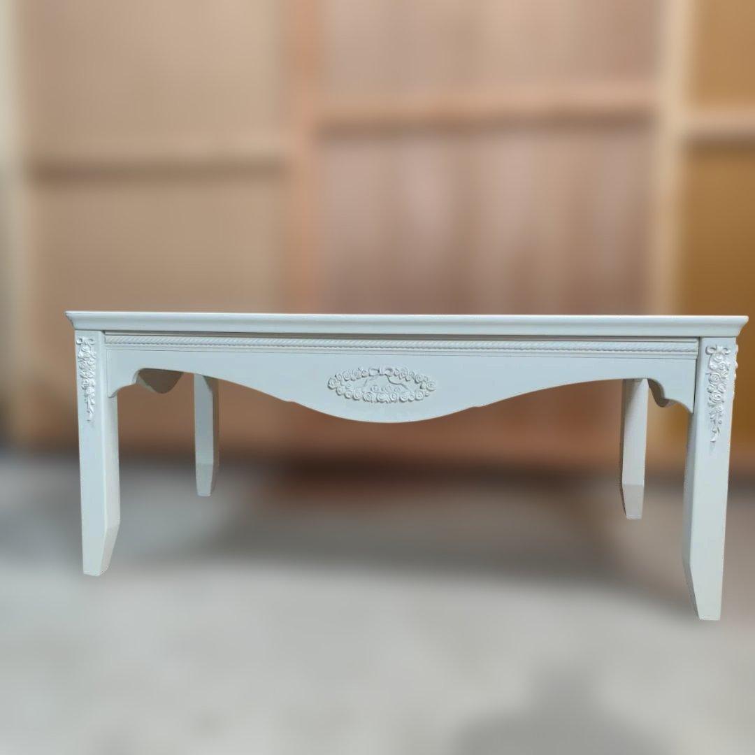 直接引き取り Celesta チェレスタ センターテーブル 姫系 白家具