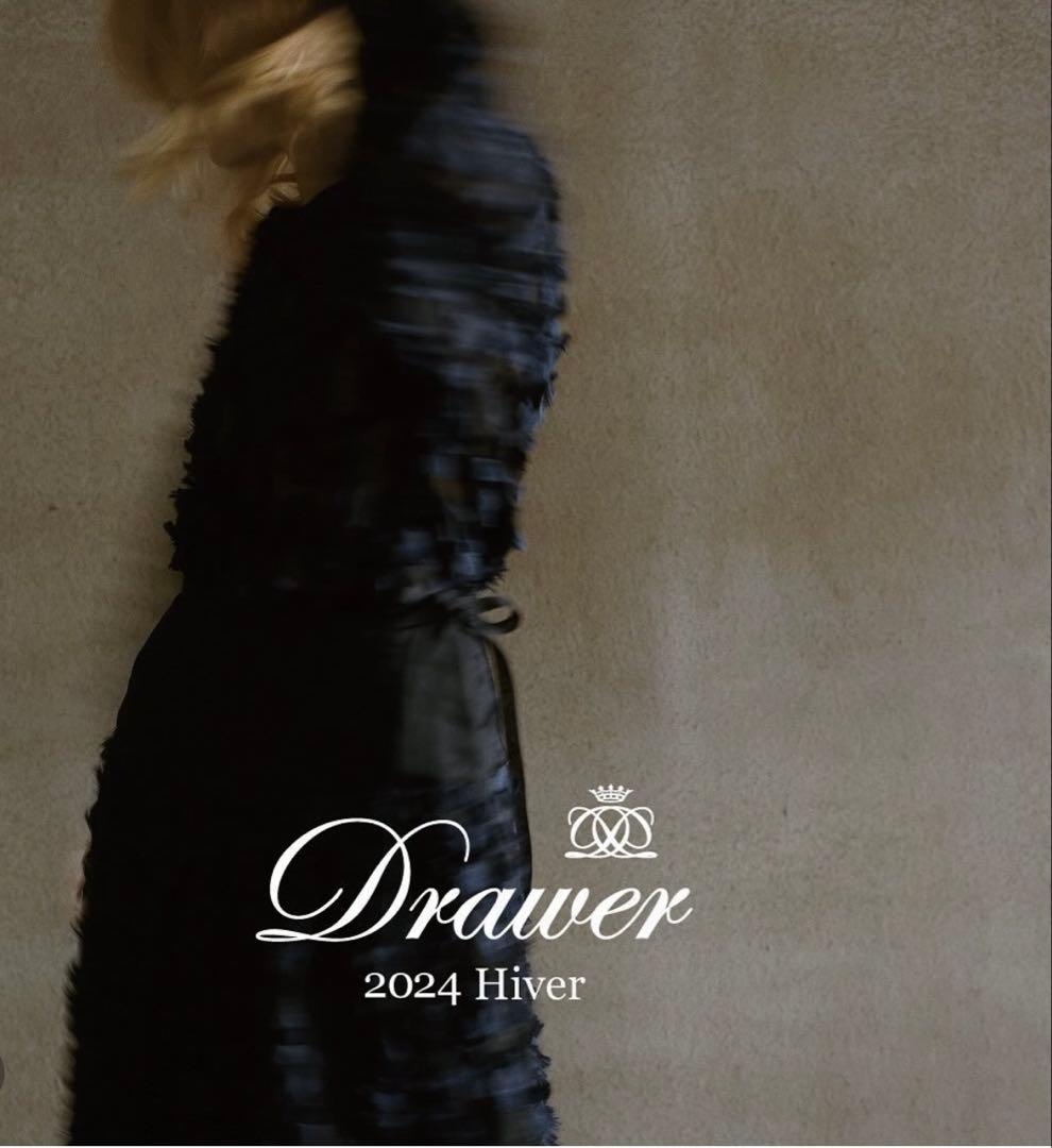 新品未使用　DRAWER カットジャカードブラウス