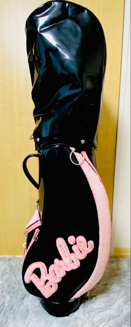 Barbie ゴルフバックレディース　ブラック（エナメル）