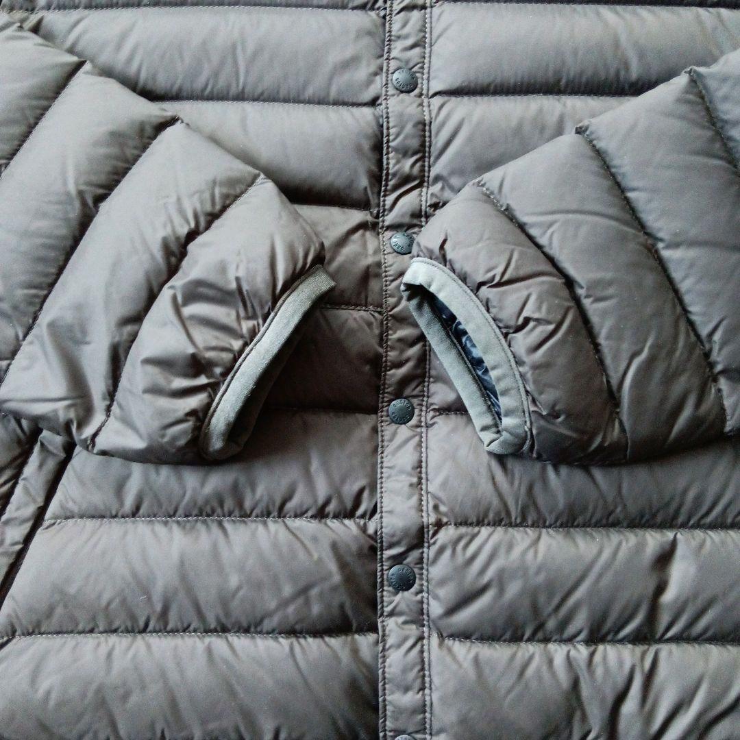 【美品】DANTON インナーダウンジャケット モカブラウン M