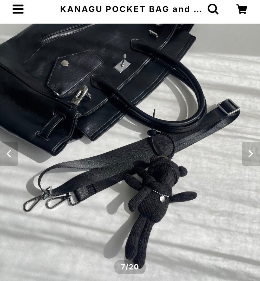 meong_blue KANAGU BAG ライダースバッグ