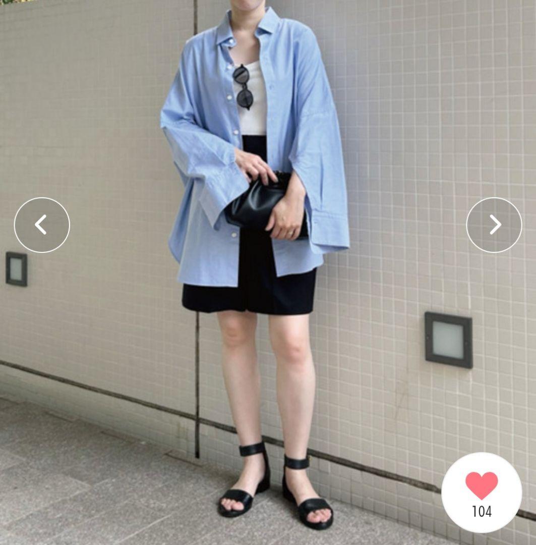 plage oxford long シャツ