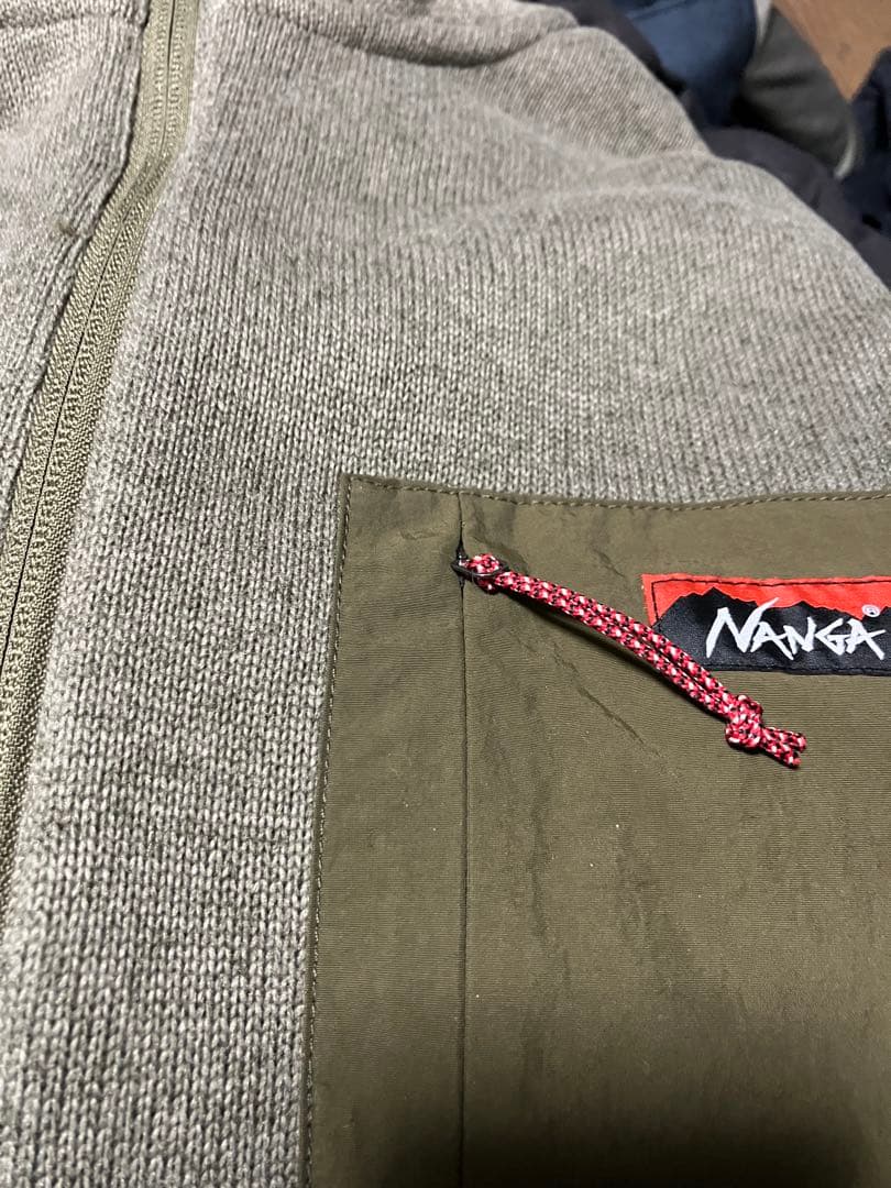 nanga ポーラテックフリース セットアップ　カーキ