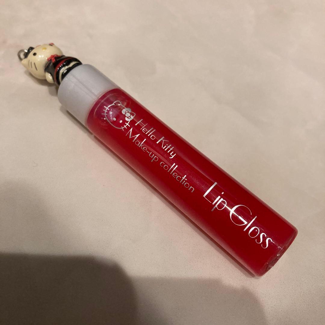 レトロ《2002年 ハローキティ リップグロス》当時物 コスメ☆レッド
