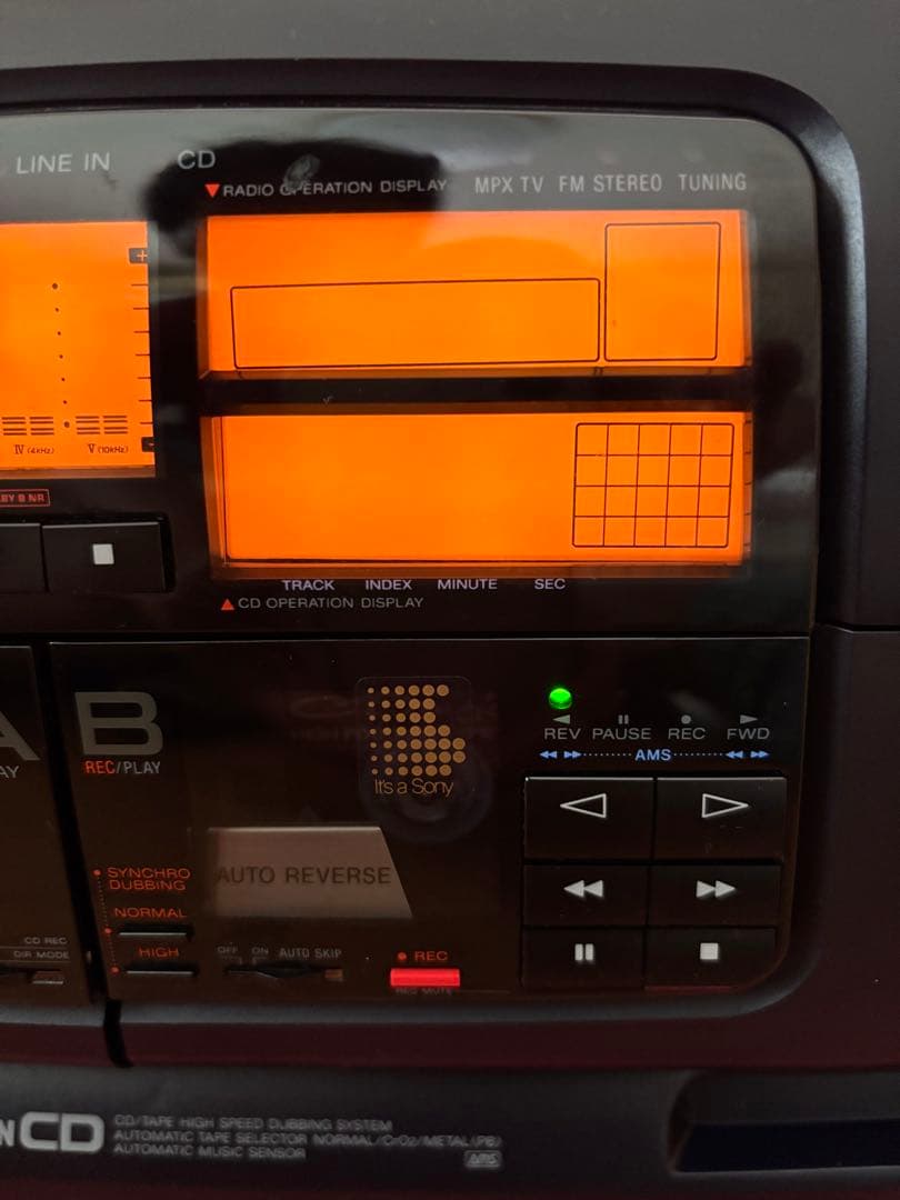 SONYドデカホーン　CDラジカセ　最高峰　CFD-900