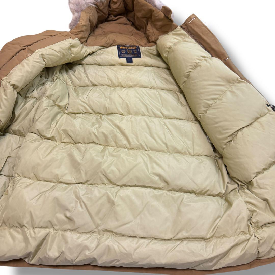 ウールリッチ ARCTIC PARKA コヨーテファー ダウンコート L