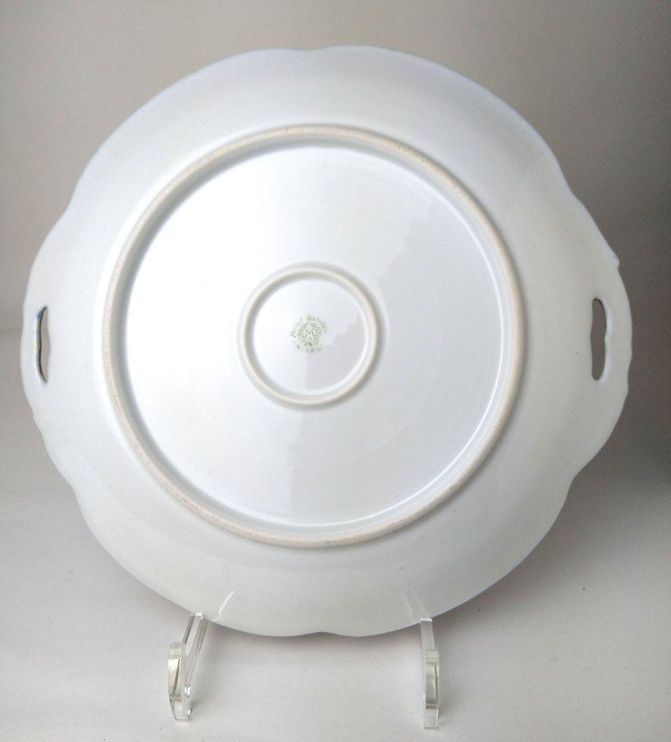 オールドノリタケ モールド 金彩薔薇絵盛り上げ風景絵シリーズ