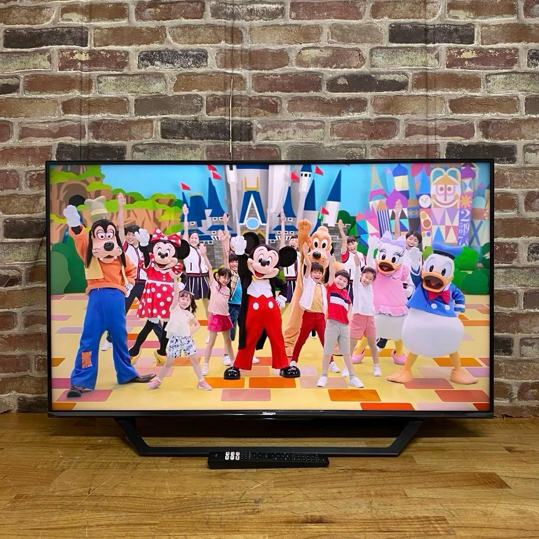 ハイセンス 43V型 4K 液晶テレビ 43U7F スマートテレビ 動画アプリ○