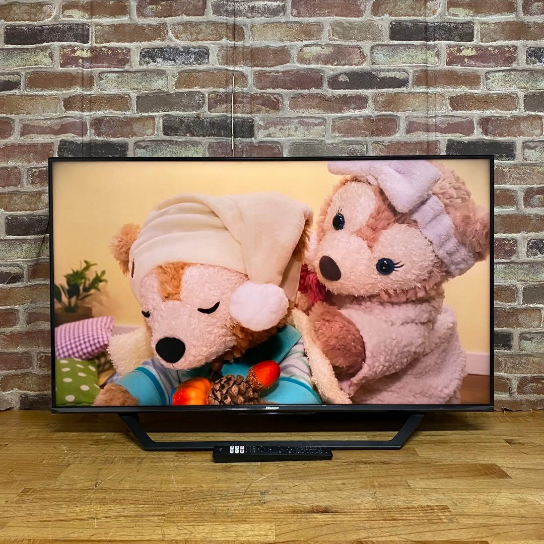 ハイセンス 43V型 4K 液晶テレビ 43U7F スマートテレビ 動画アプリ○