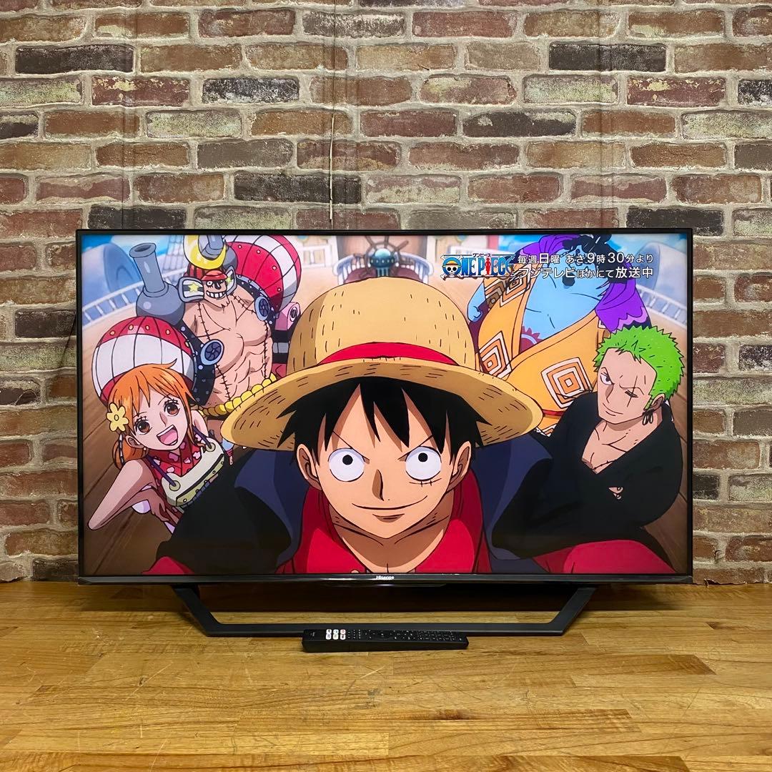 ハイセンス 43V型 4K 液晶テレビ 43U7F スマートテレビ 動画アプリ○
