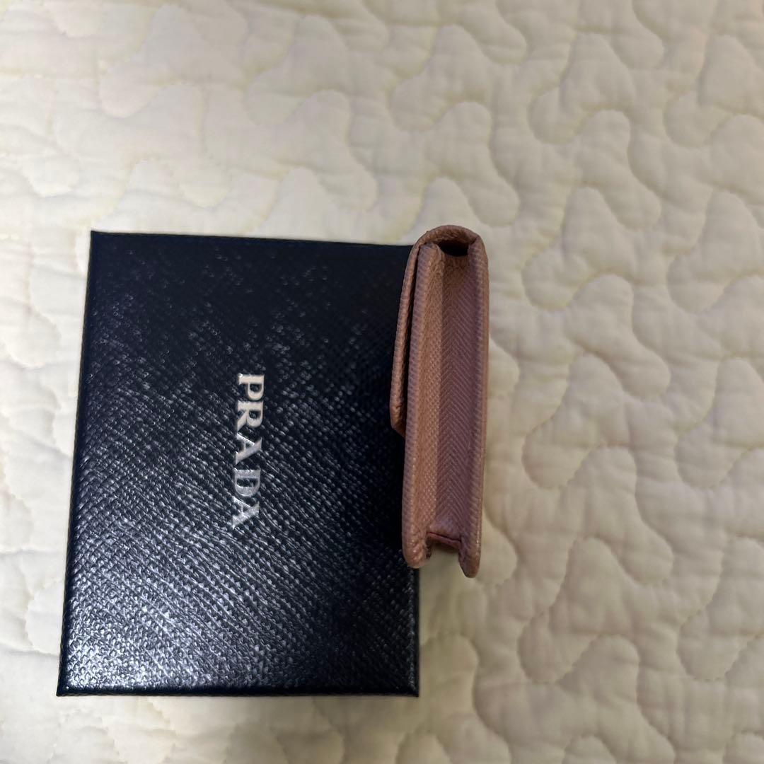 【箱付き】PRADA プラダ　ピンク名刺入れ