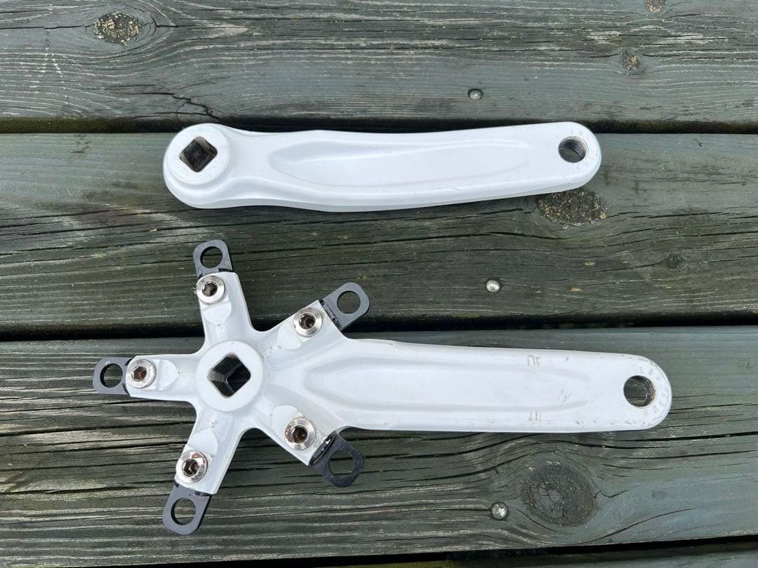 レースフェイス　RaceFace クランクセット ホワイト　クランク長165mm