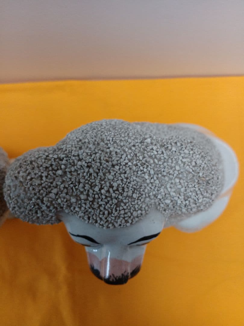 英国　スタッフォードシヤードッグ　2体　プードル大　24センチ