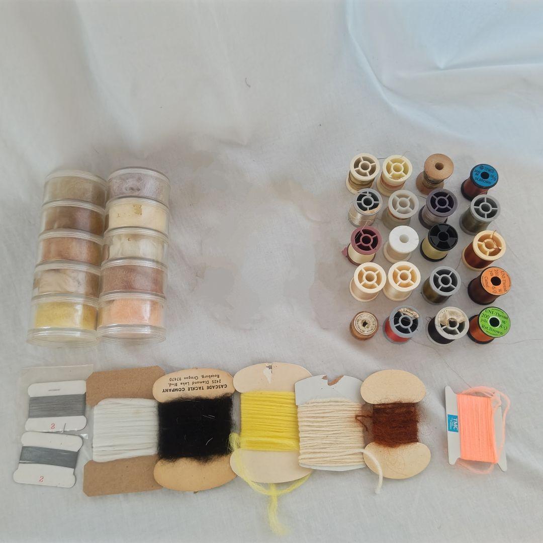 【素材多数】フライタイイングツール＆マテリアルセット