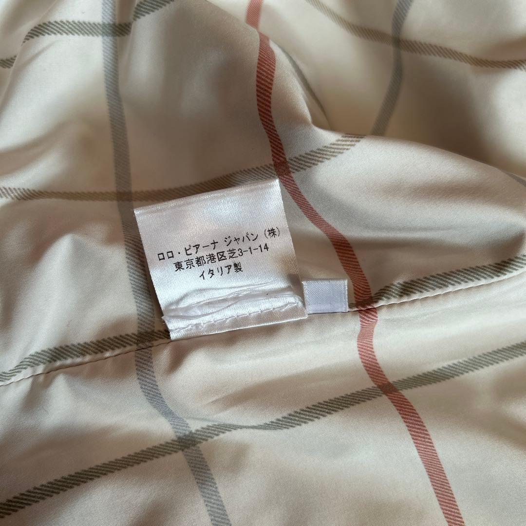 Men’s Loro Piana◆フード付きレッドベスト　RAIN &WIND