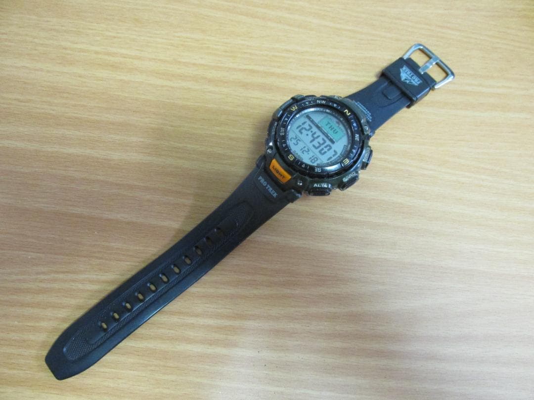 【動作良好】プロトレック　PRG-40 ㉒ アーミーグリーン