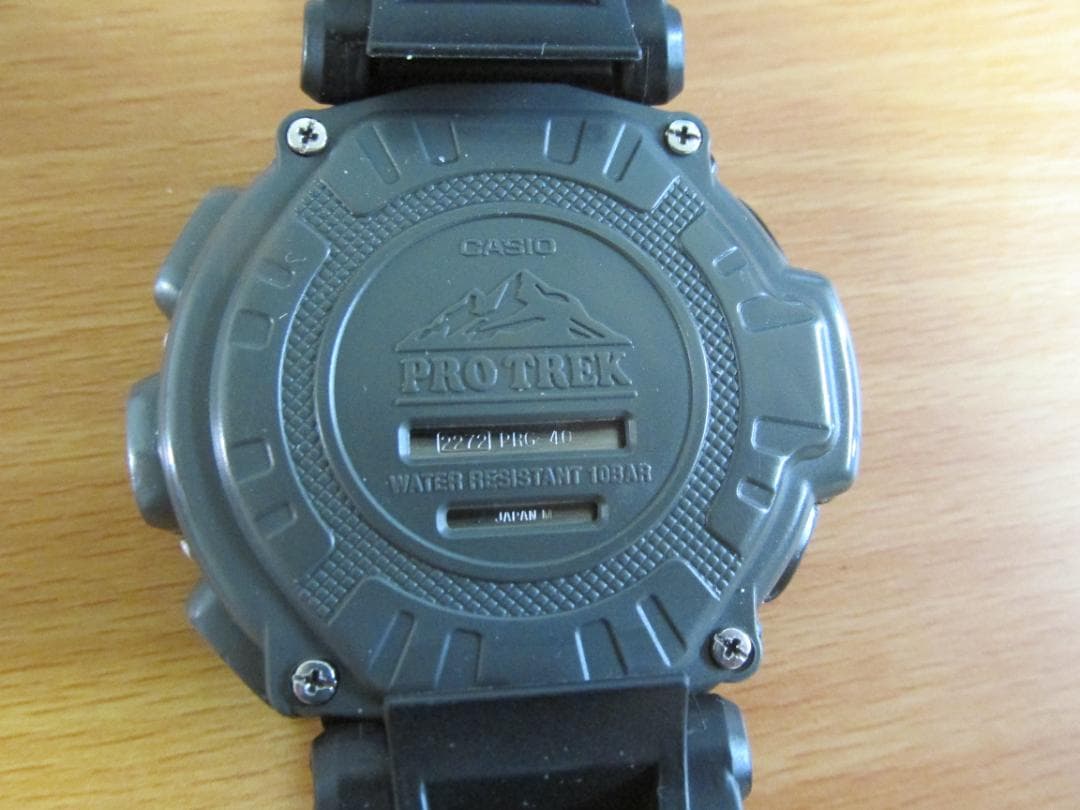 【動作良好】プロトレック　PRG-40 ㉒ アーミーグリーン
