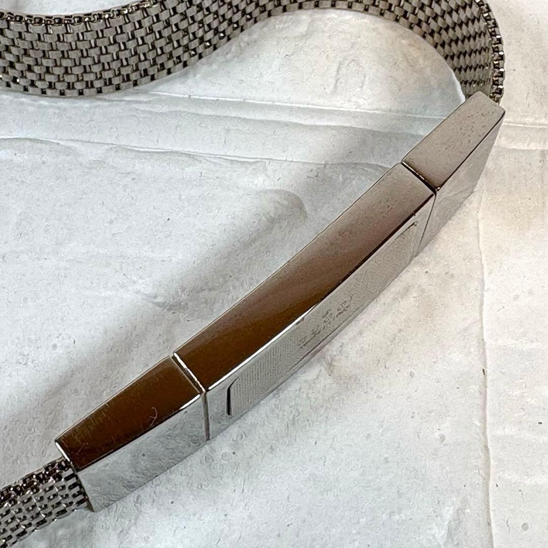 GUCCI グッチ メッシュベルト シルバー ヴィンテージ