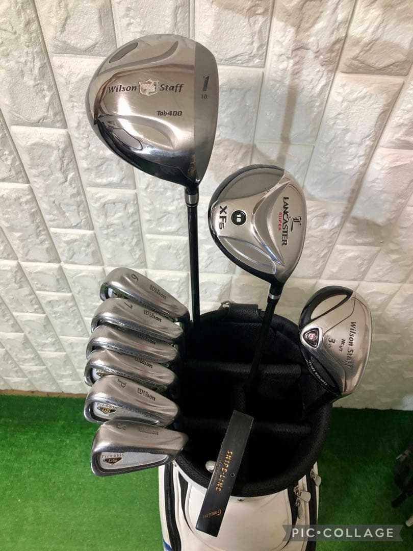 初心者おすすめ☆メンズ ゴルフクラブセット☆ウィルソン☆キャディバッグ付