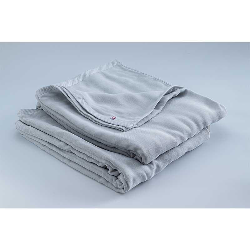 【定価の半額程度】今治タオルsara-la「礼-rei-」タオルケット2枚グレー