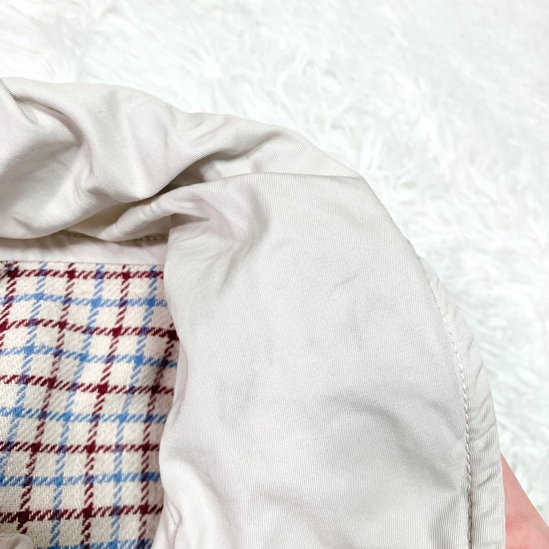 45R 高密度ギャバの908モッズ ステンカラー コート オフホワイト　フード