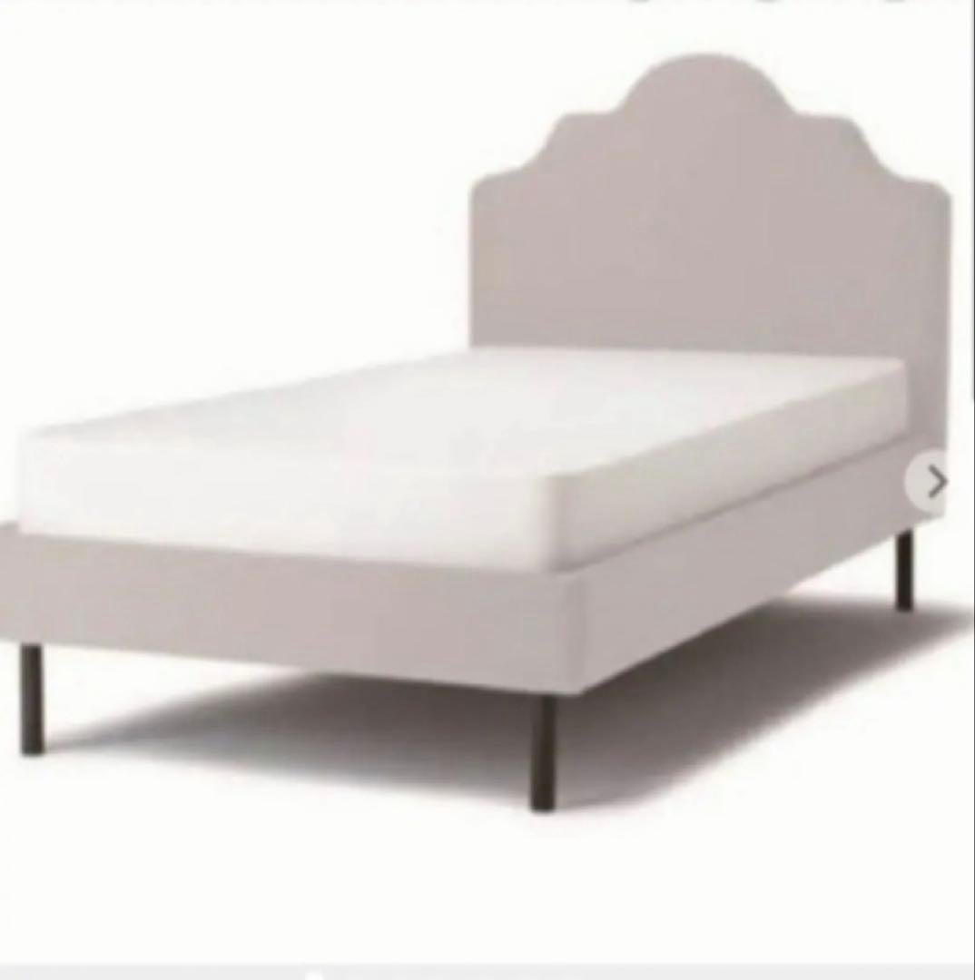 Francfrancフランフラン ブリッサ クラウン セミダブルベッドフレーム