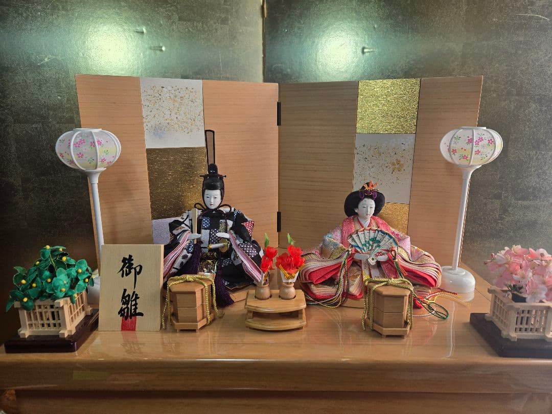 【一点限り】雛人形 収納飾り　SH40