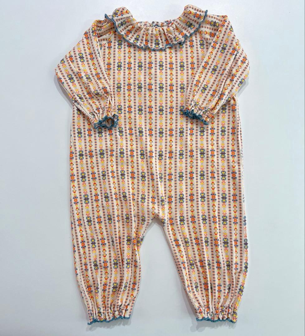 misha&puff Pierrot Onesie ピエロ ロンパース 0-6m