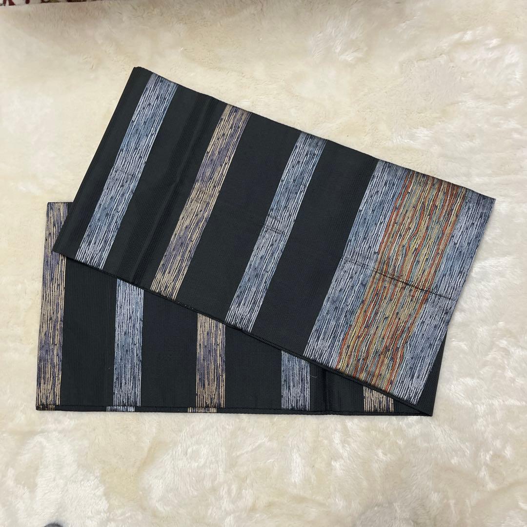 逸品　結城　草木染め奥里紬　訪問着