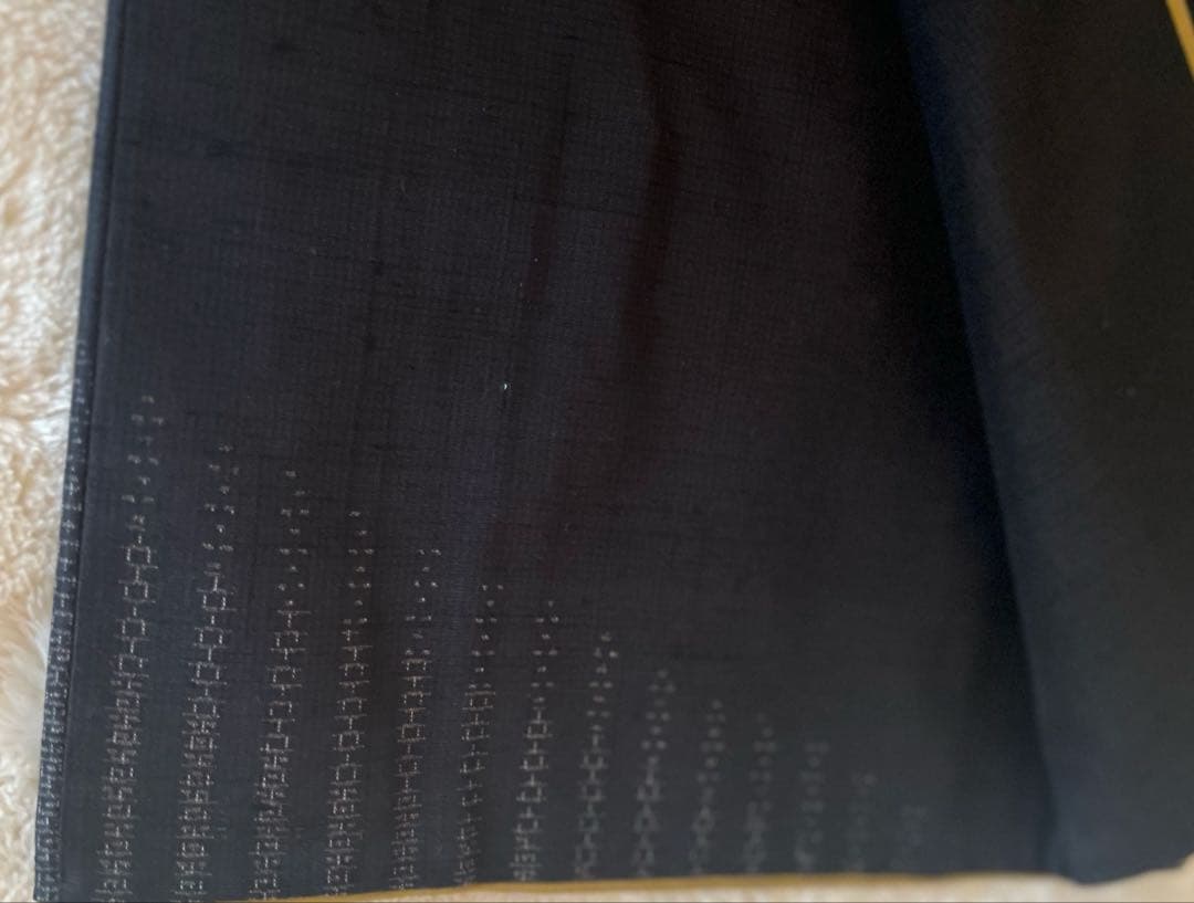 逸品　結城　草木染め奥里紬　訪問着