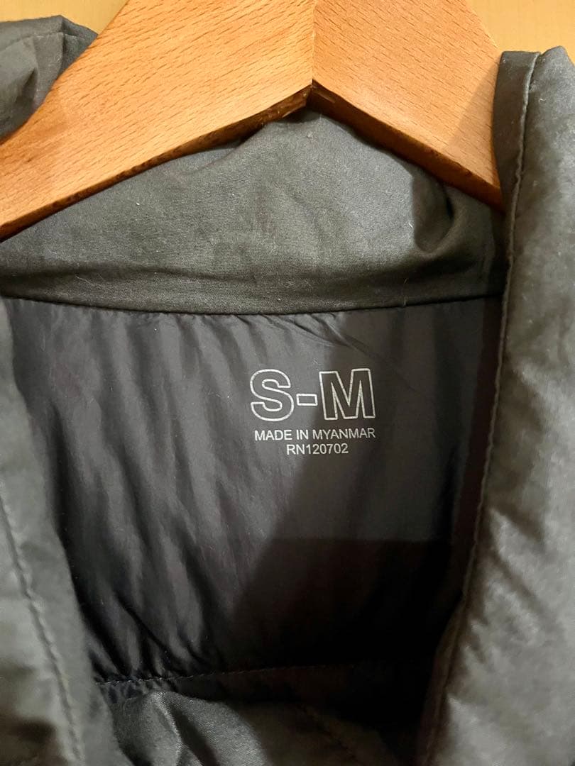 MUJI LABO ムジラボ 高密度織撥水ダウンコート ダークグレー　S-M