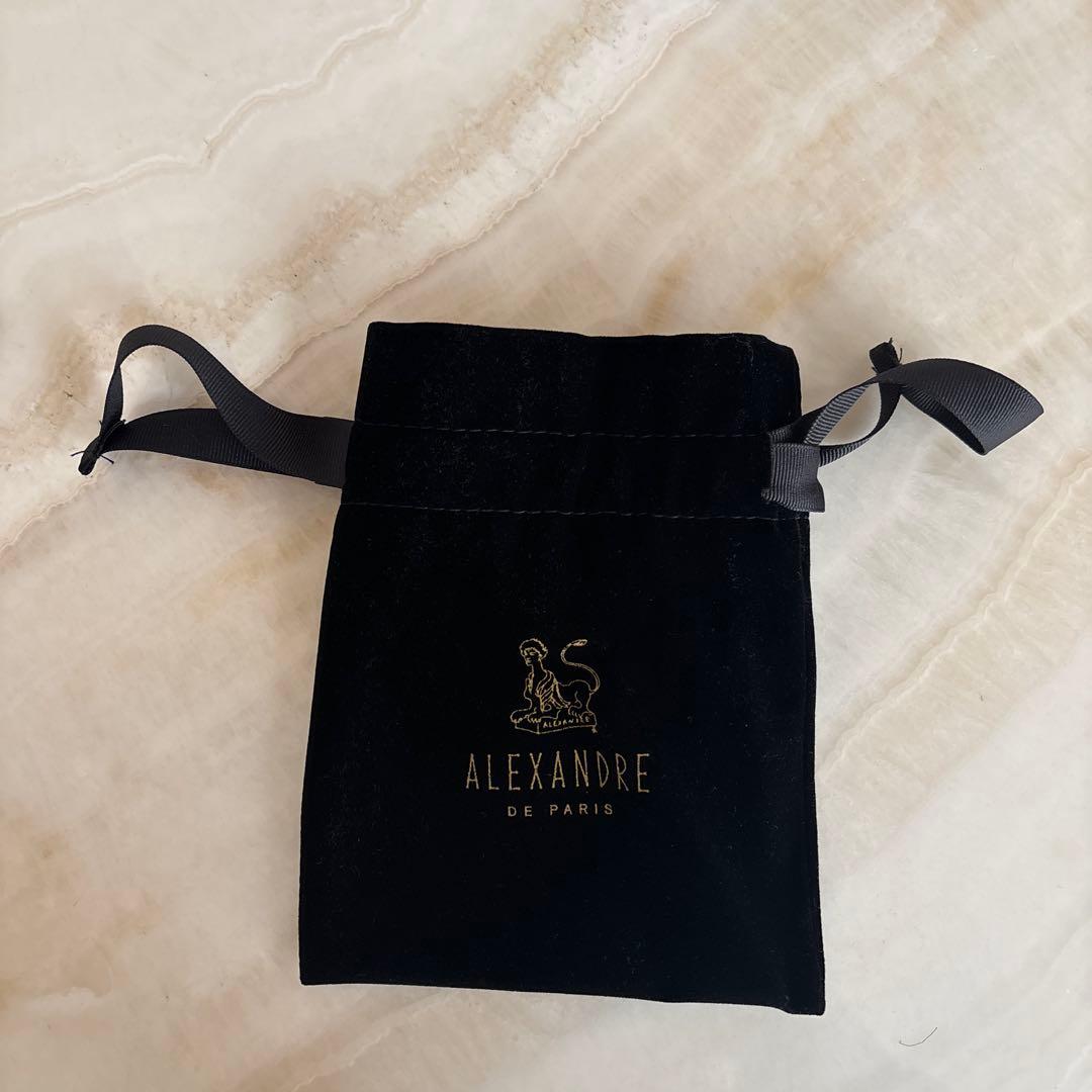 《新品》アレクサンドルドゥパリ　ヴァンドーム　8.5センチ　クリップ　黒