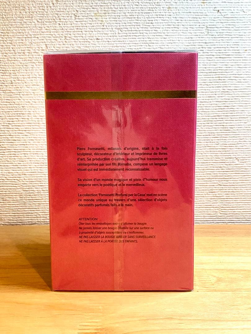 新品未開封イタリア製 フォルナセッティ センテッド アートキャンドル
